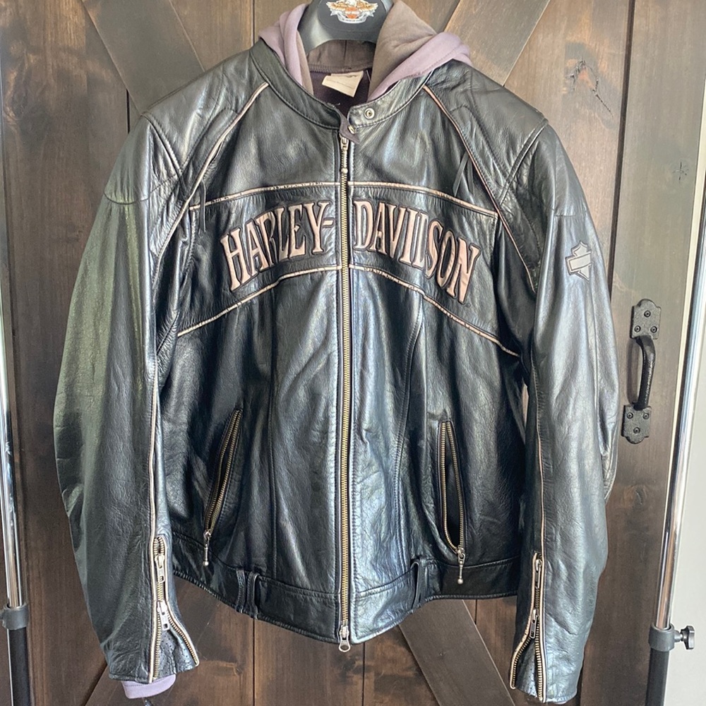 Women’s Harley Davidson 3-in-1 leather coat